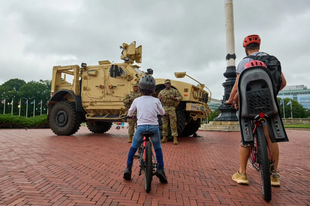 Trump Armed Guard Patrols Hit D.C. Streets
